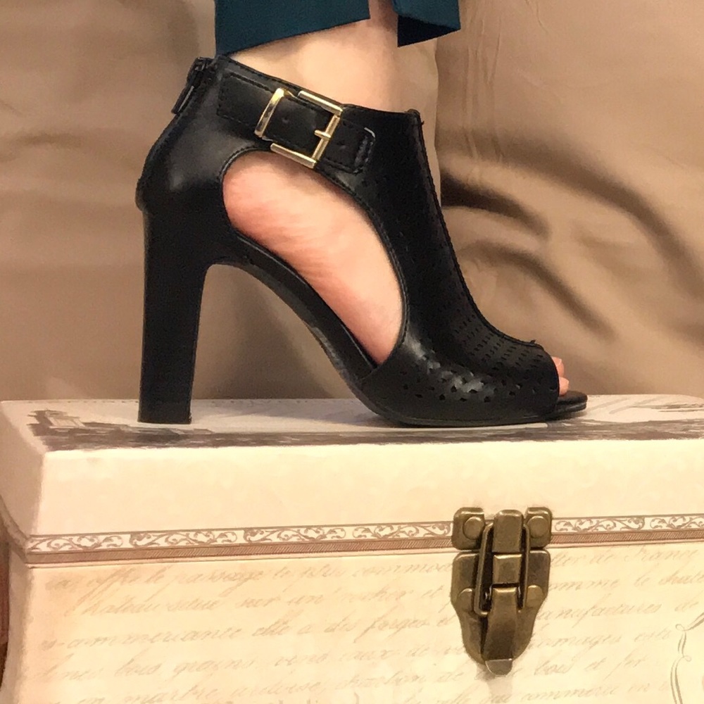 Merona Cut-Out Bootie-Style Heels